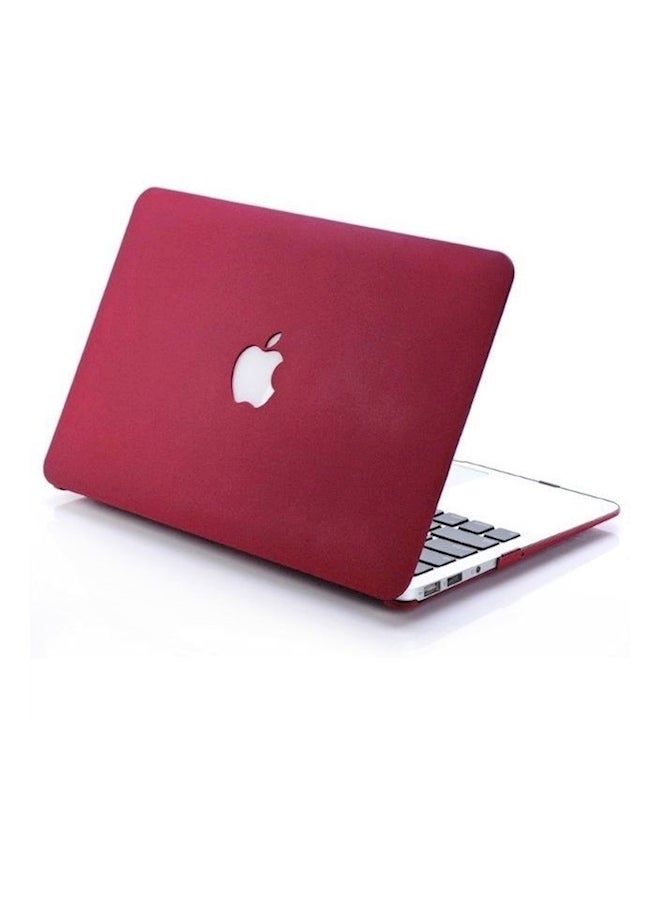 Protective Cover Case For Apple Macbook Pro 13 Inch Red  - Image 1