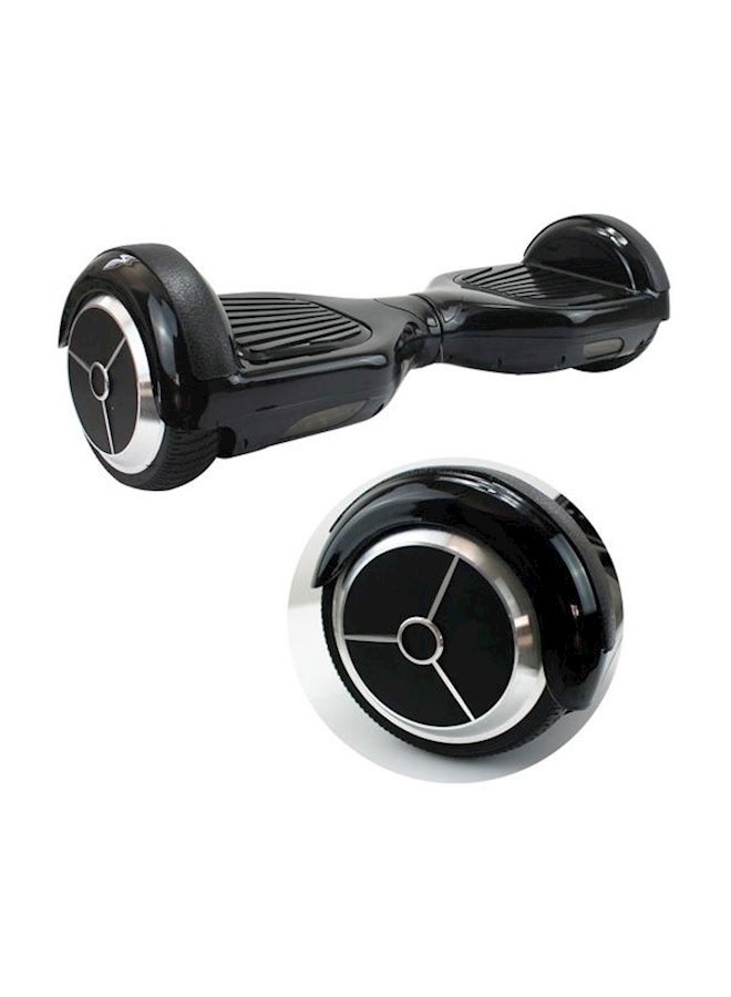 Hoverboard LED Self Balancing Scooter With Protective Belt Black 6.5inch  - Image 1