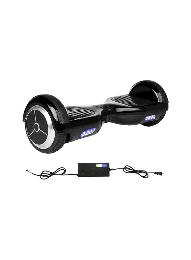Hoverboard LED Self Balancing Scooter With Protective Belt Black 6.5inch  - Image 2