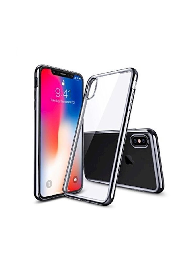 TPU Case Cover For Apple iPhone X Grey - Image 1