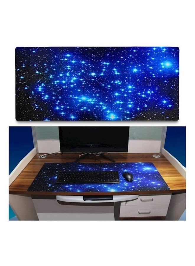 Nebulae Space Art Wallpaper Mouse Pad Blue - Image 4