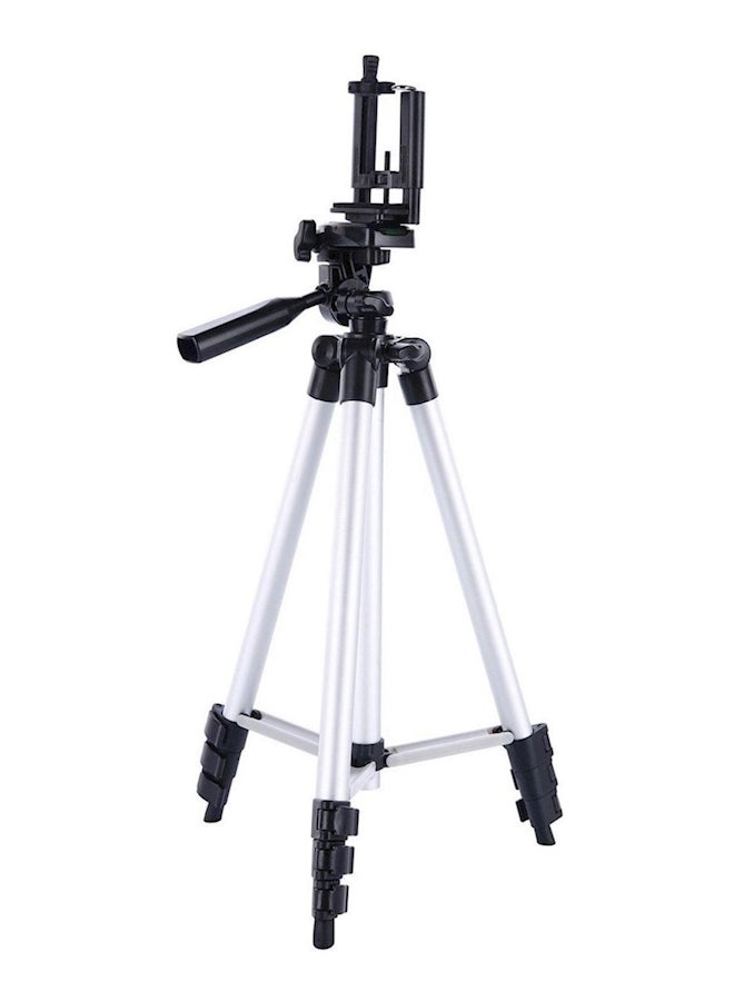 3110 Portable Adjustable Tripod Silver/Black  - Image 3