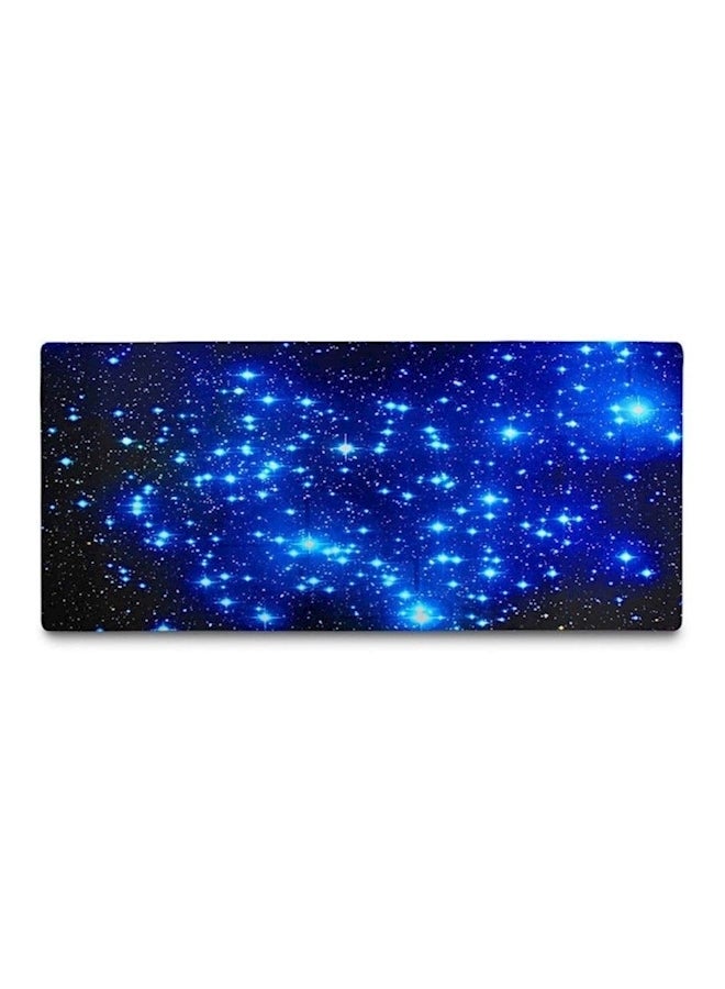 Nebulae Space Art Wallpaper Mouse Pad Blue - Image 1