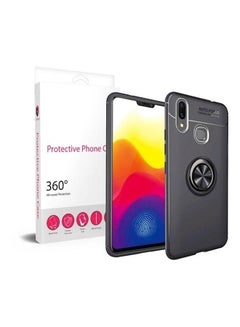 360 Degree Rotating Case Cover For Oppo F7 Black