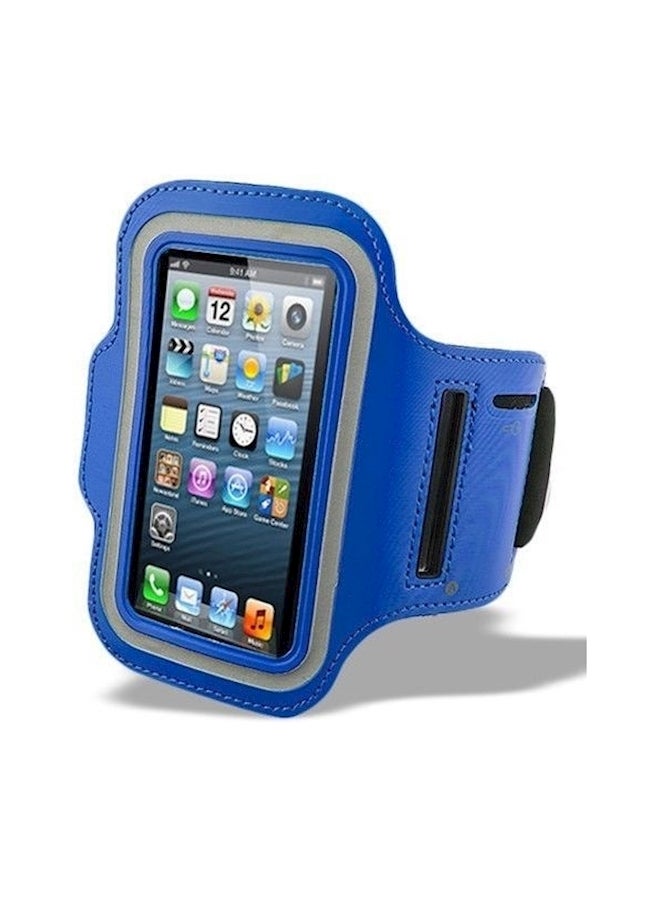 Sports Armband Case Holder for Apple iPhone 6/6S (4.7 Inch) With Gym Running Jogging Arm Band Strap Blue  - Image 2