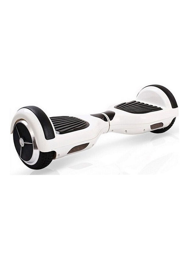 Hoverboard LED Self Balancing Scooter With Protective Belt White 6.5inch  - Image 2