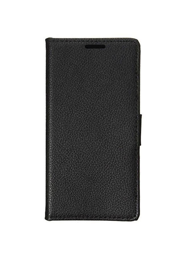 Generic - Sony Xperia Z5 Flip PU Leather Case , Color Black - Image 1