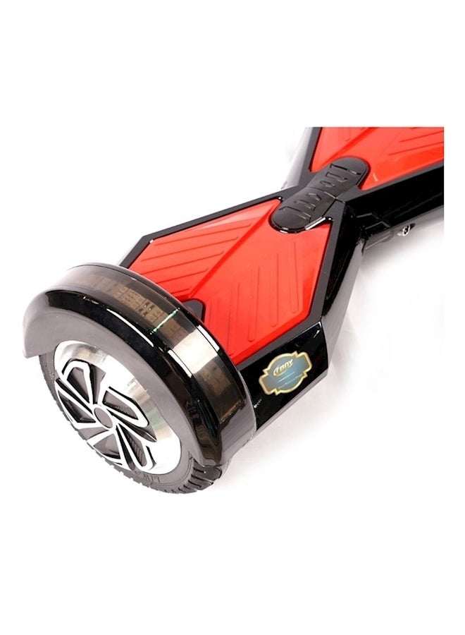 كروني سكوتر كهربائي بخاصية التوازن الذاتي بلون أحمر / أسود / فضي متعدد الألوان - Image 3