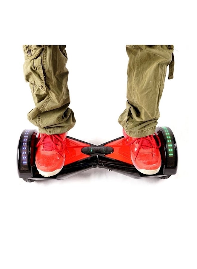 كروني سكوتر كهربائي بخاصية التوازن الذاتي بلون أحمر / أسود / فضي متعدد الألوان - Image 4