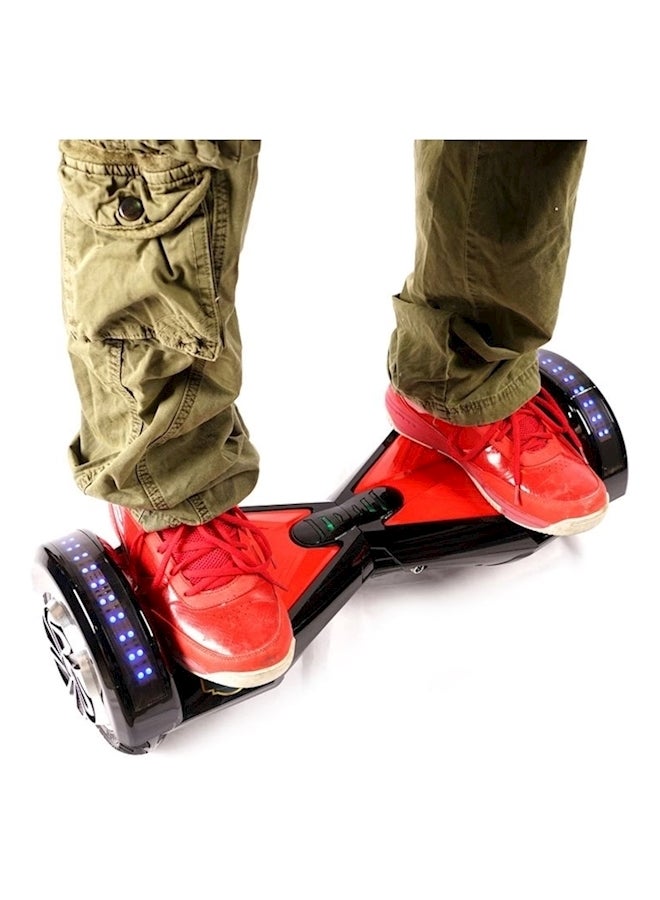 كروني سكوتر كهربائي بخاصية التوازن الذاتي بلون أحمر / أسود / فضي متعدد الألوان - Image 5