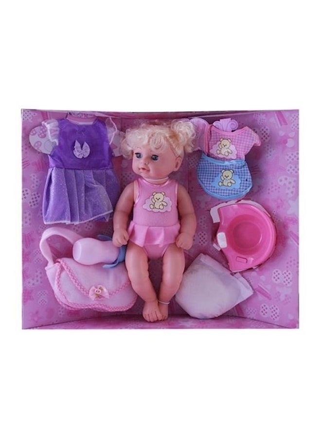 King Time Little Baby Doll Dressup Set - Image 2