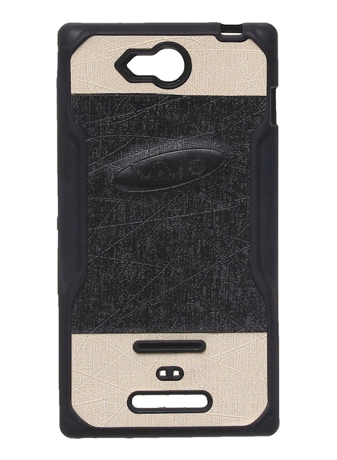 Generic - Back Cover For Sony Xperia C Black/White - Image 1