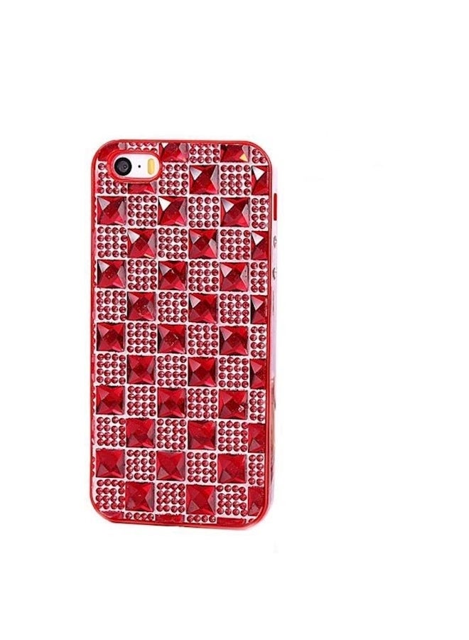 Generic - Fashion Pattern Bamper Back Skin Dust Proof TPU Case Cover For Apple iPhone 4/4S Red - Image 1