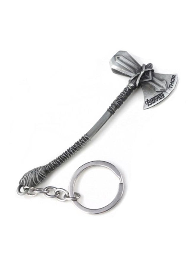 Avengers Stormbreaker Shaped Keychain Silver - Image 2