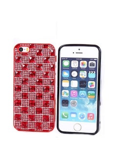 Fashion Pattern Bamper Back Skin Dust Proof TPU Case Cover For Apple iPhone 4/4S Red