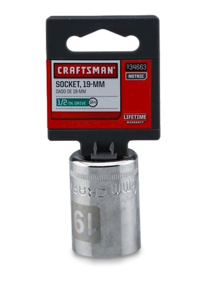 CRAFTSMAN Drive Socket Hand Tool Black/Red/Silver 