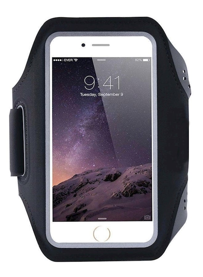 Gym Running Jogging Sports Armband Exercise Case Cover Sport Arm Band For iPhone 8 Black - Image 2