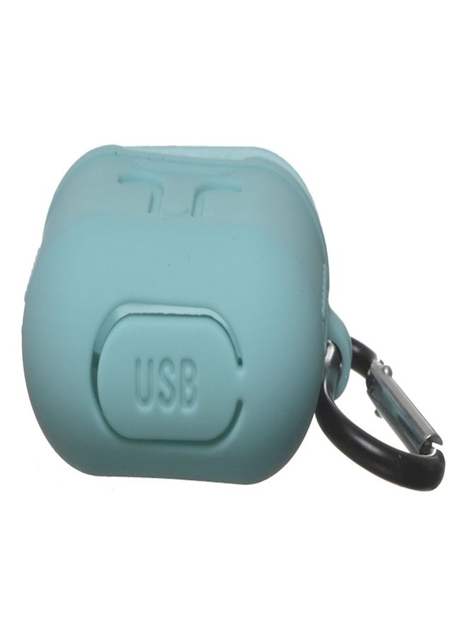 Protective Case With Hook For Apple AirPods Turquoise  - Image 2