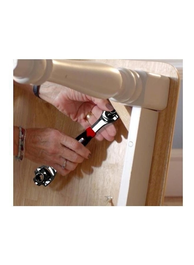 48-In-1 Multifunctional Wrench Silver/Black/Red  - Image 4