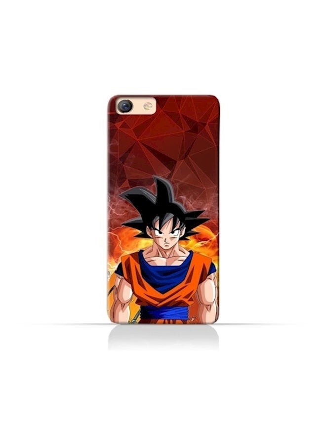 TPU Silicone Case Cover With Dragon Ball Z Goku Design For Oppo F1S Multicolour 
