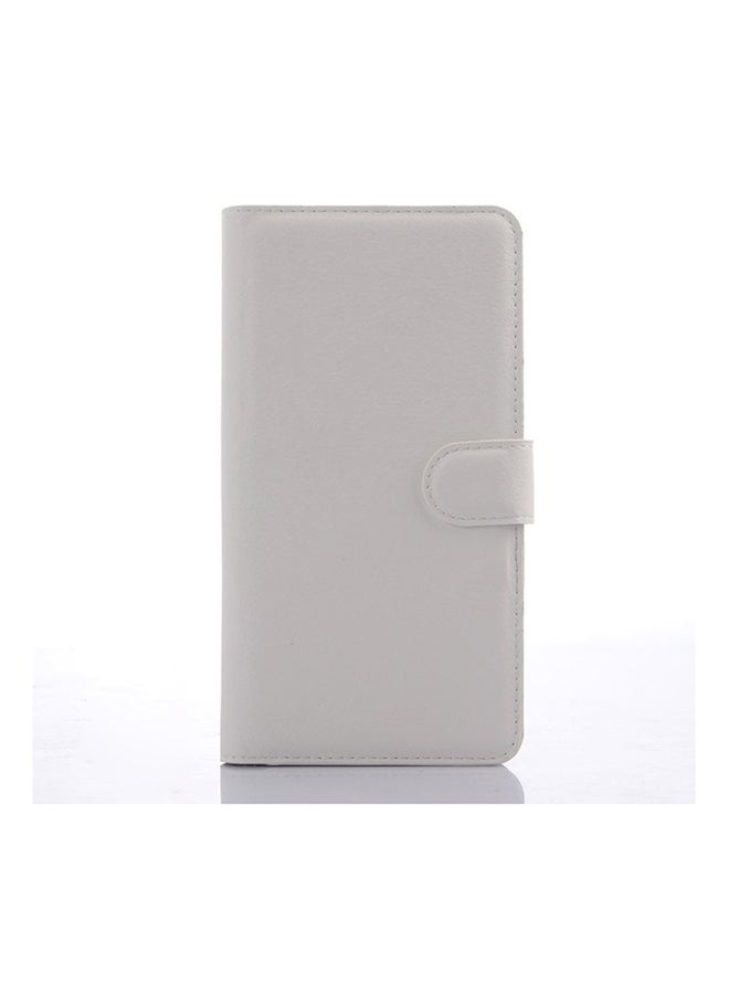 Generic - Flip Cover For Huawei Honor 7 White - Image 1