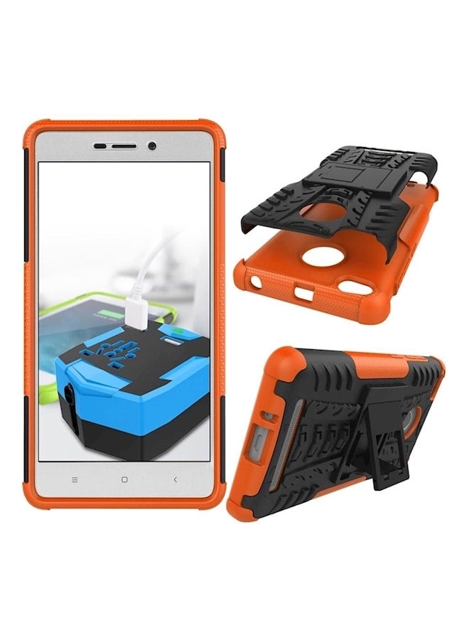 Generic - Shockproof Case Cover For Xiaomi Mi3 Black/Orange - Image 1