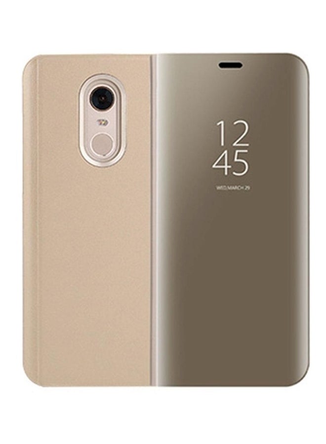 Generic - Mirror Protection Housing Flip Cover For Xiaomi Redmi 5 Plus Gold - Image 1
