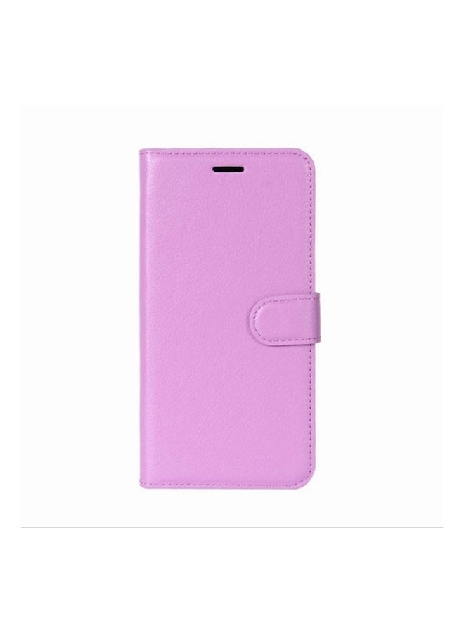 Flip cover for Huawei Nove 3 Lady stand Leather Case shockproof cover with Card Slots and Wallet Purple  - Image 3