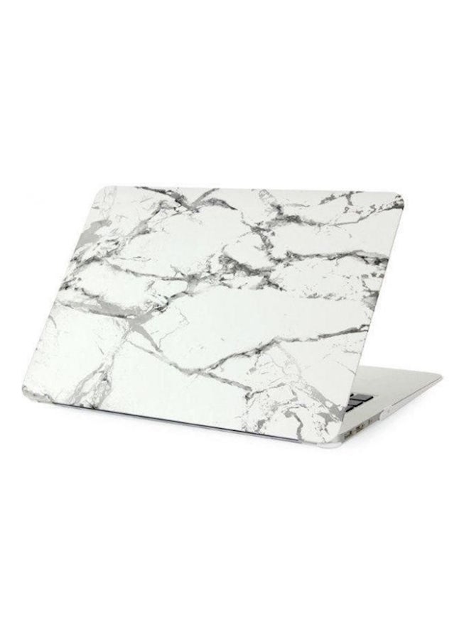 Stone Patterned Hard Plastic Skin Case Cover For Macbook Pro 15/15.4 Inch White - Image 1