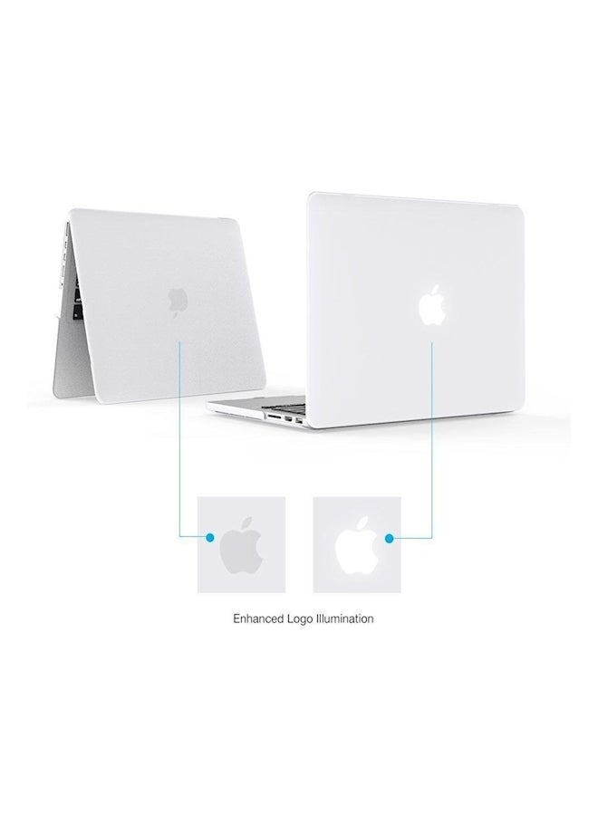 Plastic Hard Case And Keyboard Cover For Apple Macbook Pro 13-Inch With Retina Display Clear