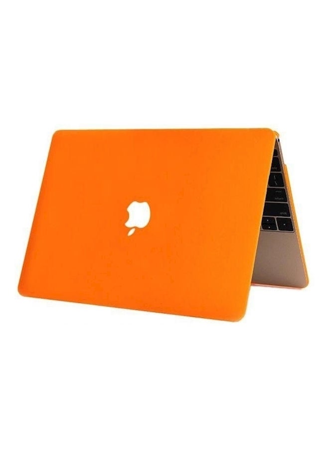 Rubber Coated Soft Touch Finish Case Cover For Apple Macbook Air 13 Inch Orange  - Image 1