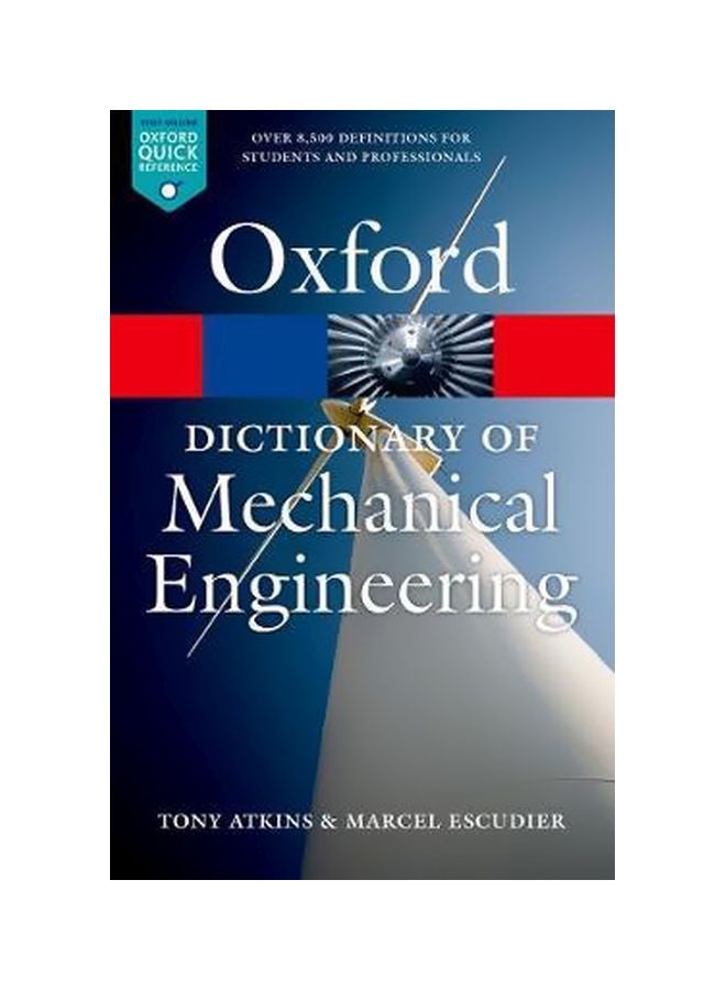 A Dictionary Of Mechanical Engineering paperback english - 8-Sep-12