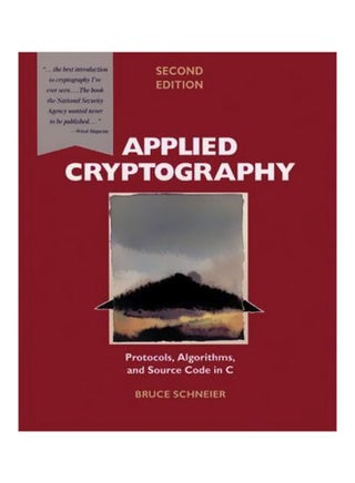 Applied Cryptography : Protocols, Algorithms, And Source Code In C Paperback English by Bruce Schneier - 01-November-95 - v1560690078/N26829518A_1
