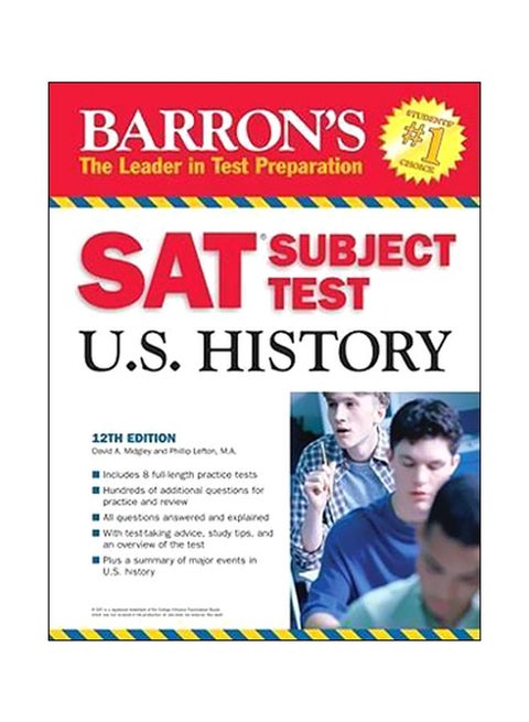 Barrons SAT Subject Test U.S.History:The Leader In Test Preparation paperback english - 1-Feb-07