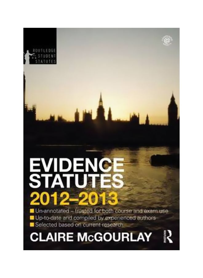 Evidence Statutes 2012-2013 Paperback English by Claire McGourlay - 9-Oct-12