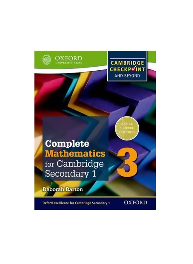Complete Mathematics For Cambridge Secondary 1: Cambridge Checkpoint And Beyond 3 Paperback English by Deborah Barton - 1-Nov-14
