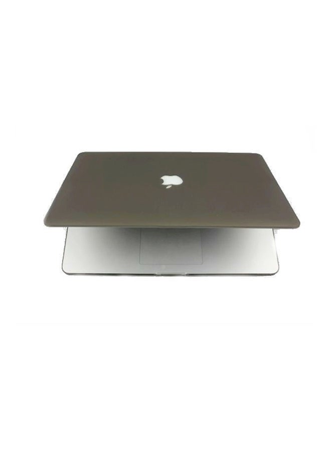 Matte Hard Case Plastic Cover For Macbook Pro Display 15/15.4 Inch Brown - Image 1
