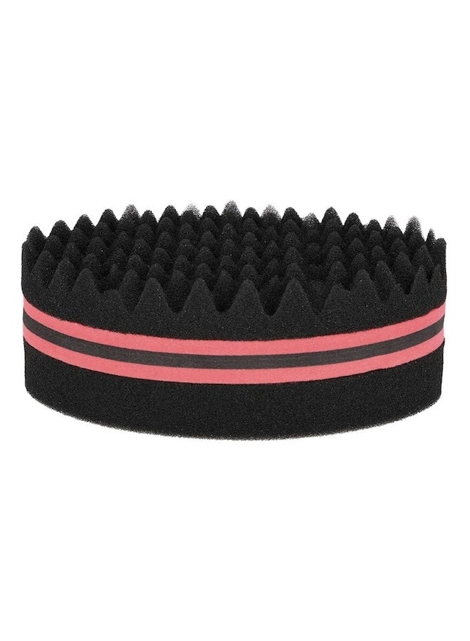 Double-Sided Hair Twist Sponge Black/Red