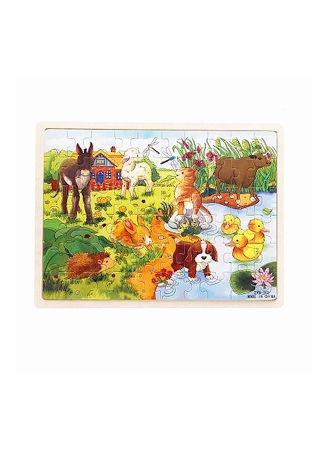 بازل تركيب صورة مزرعة من 60 قطعة - Image 1