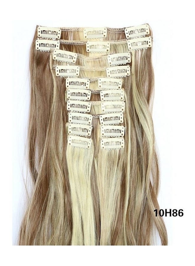 Long Curly Hair Extension Yellow - Image 1