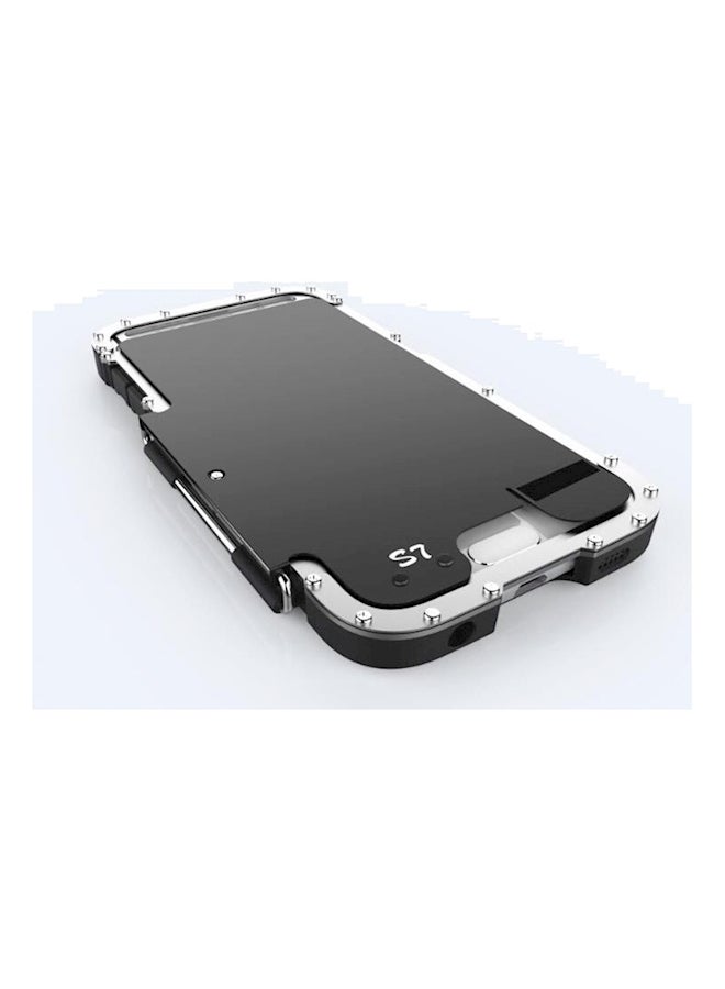 Protective Flip Cover For Samsung Galaxy S7 Edge Black/Silver