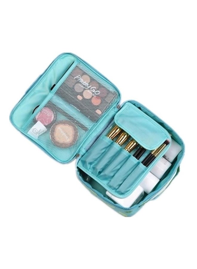 Portable Toiletry Travel Kit Organizer Cosmetic Bag Blue - Image 1