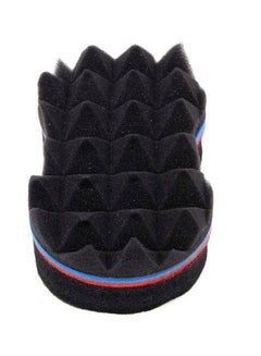 Magic Twist Hair Curl Sponge Brush Black/Blue/Red