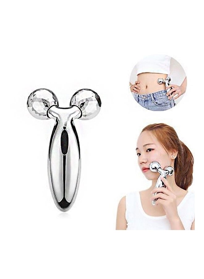 Generic - Y Roller Face Massager Silver - Image 1