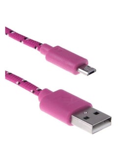 Micro USB Data Sync Fast Charging Cable For Samsung S3/S4 Pink