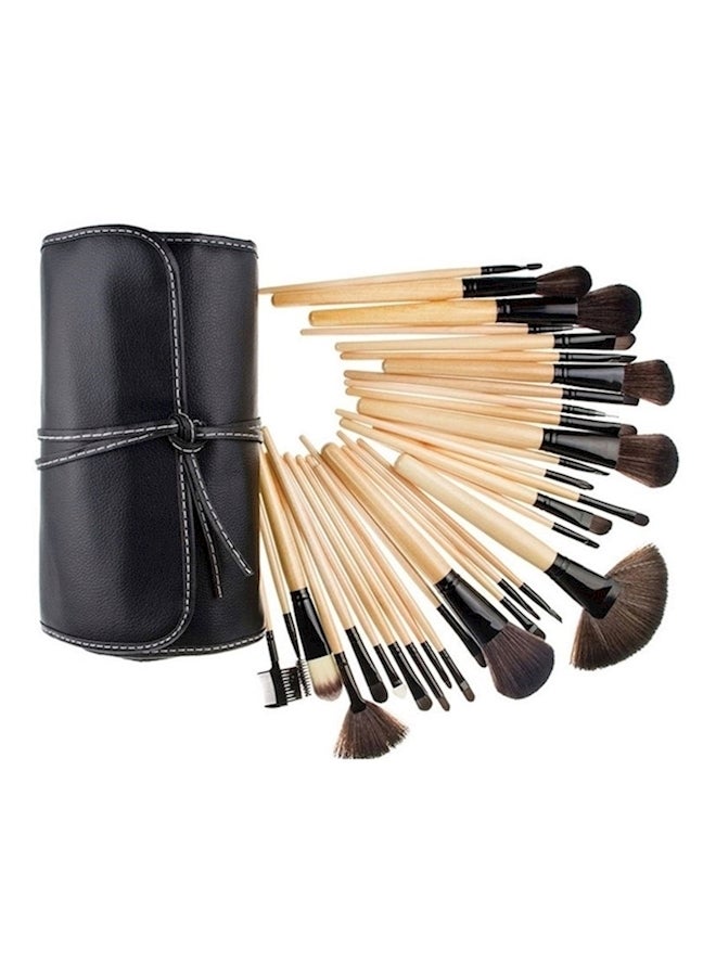 طقم فرش مكياج احترافية لكريم الأساس من 32 قطعة - Image 1