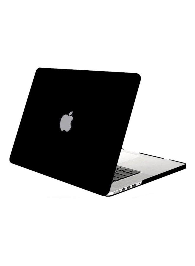 Generic RuberbizedHard Case Cover For Apple Macbook Pro 13 Inch With Retina Display Black  - Image 1