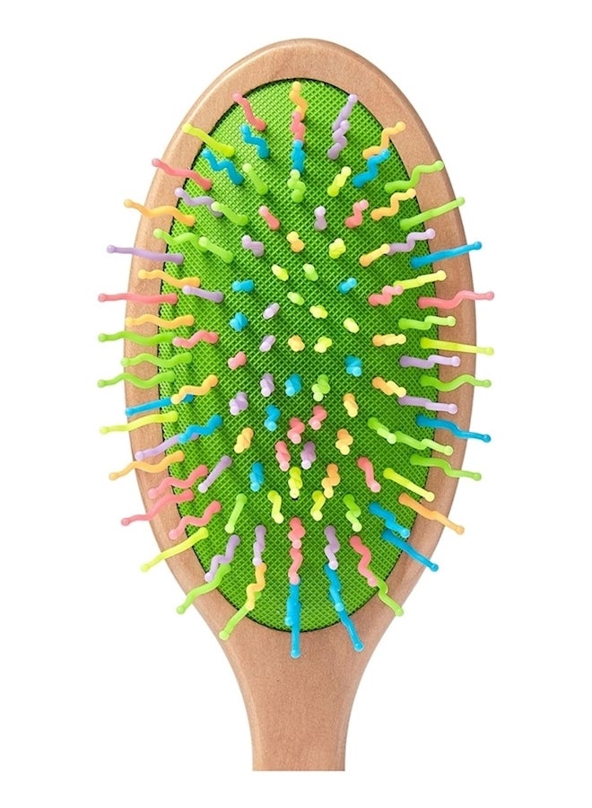 مشط الشعر بيج/أخضر/أصفر 26x7سم - Image 3