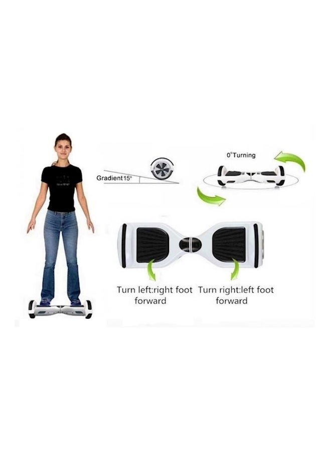 F-Speed Hoverboard Two Wheel Self Balancing Electric Scooter Black - Image 1