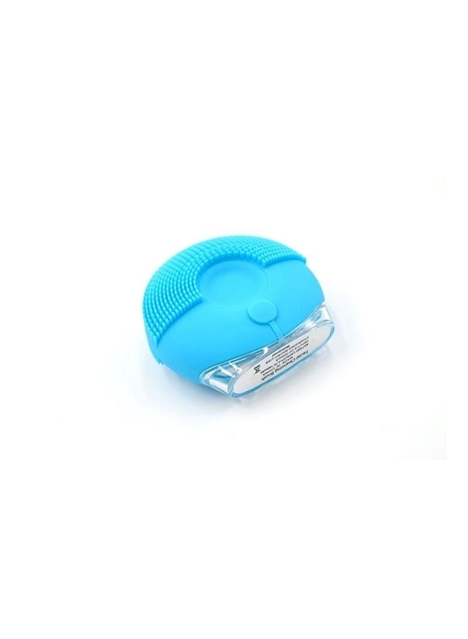Dual Action Facial Cleansing Brush Blue - Image 2